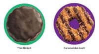 2 Girl Scout cookies