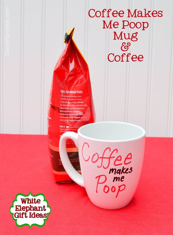coffee makes me poop mug 