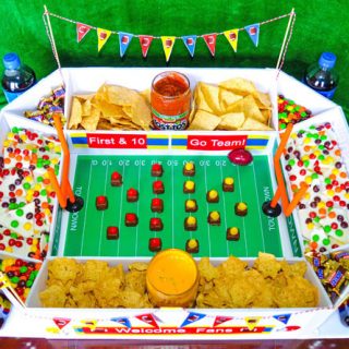 DIY Football Snack Stadium