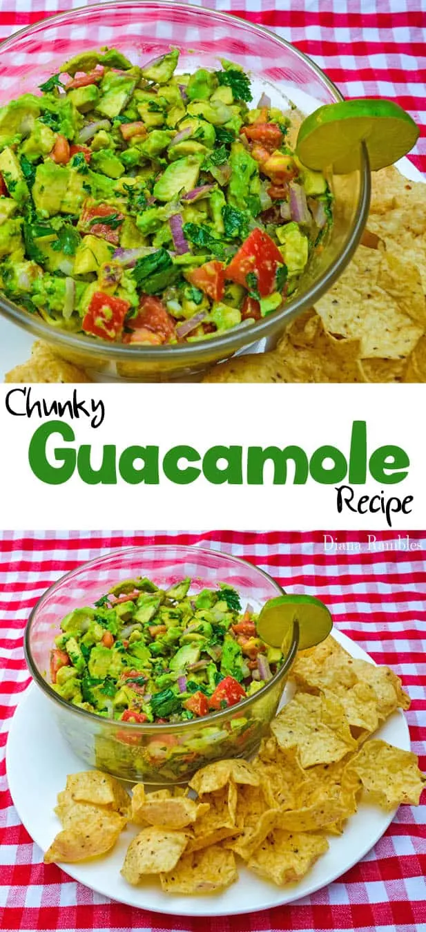 Easy Chunky Avocado Guacamole Recipe