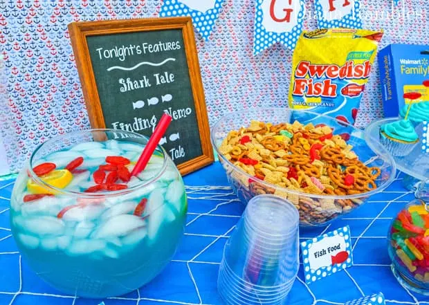 Under the Sea Family Movie Night Party Food Punch