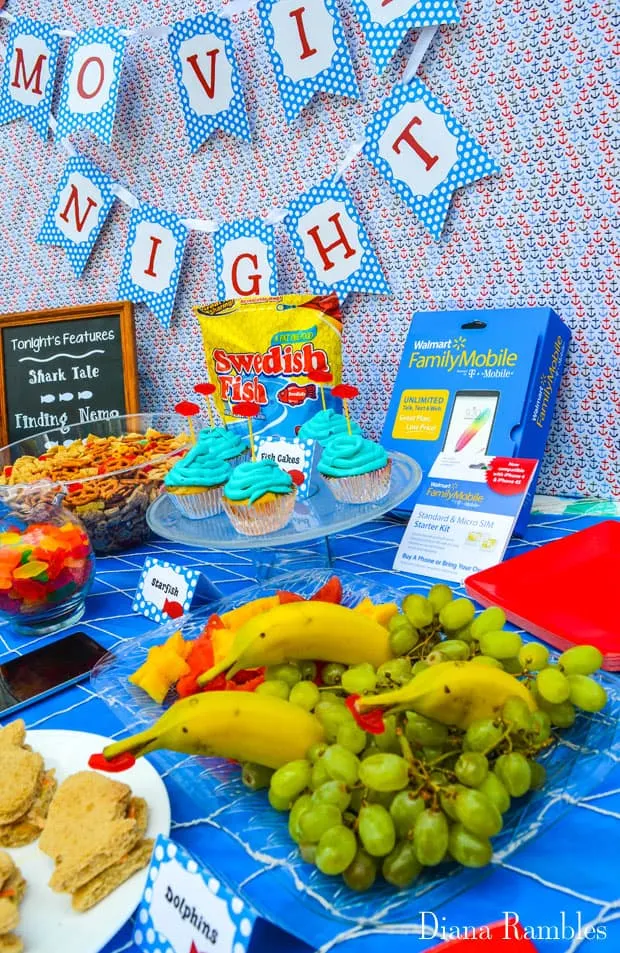 Under the Sea Family Movie Night Party Food Walmart Family Mobile