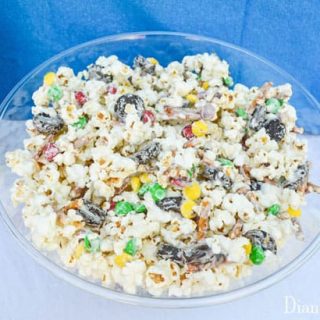 Chocolate Mint Popcorn Snack Mix