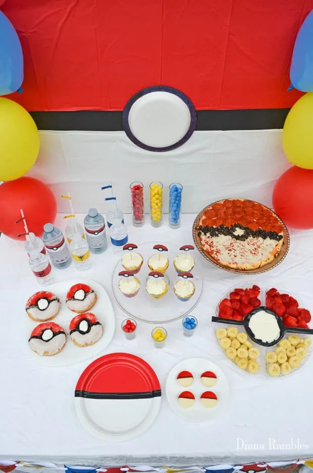 Pokémon GO Party with free printables and food