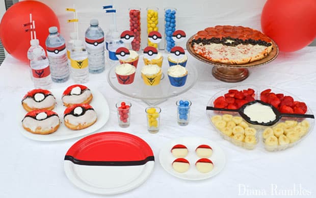 pokemon themed food