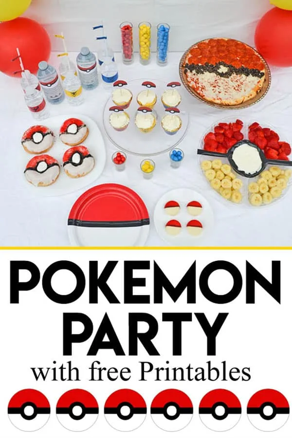 pokemon party with free printables