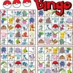 Pokemon Bingo Game Free Game Printable Download - Do your kids love Pokémon? Download and print this free Pokemon Bingo game for them to play. It's perfect for a Pokemon Birthday Party.
