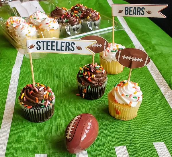 NFL Cupcake Toppers