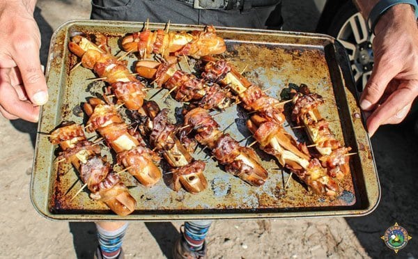 cheese sticks wrapped in bacon