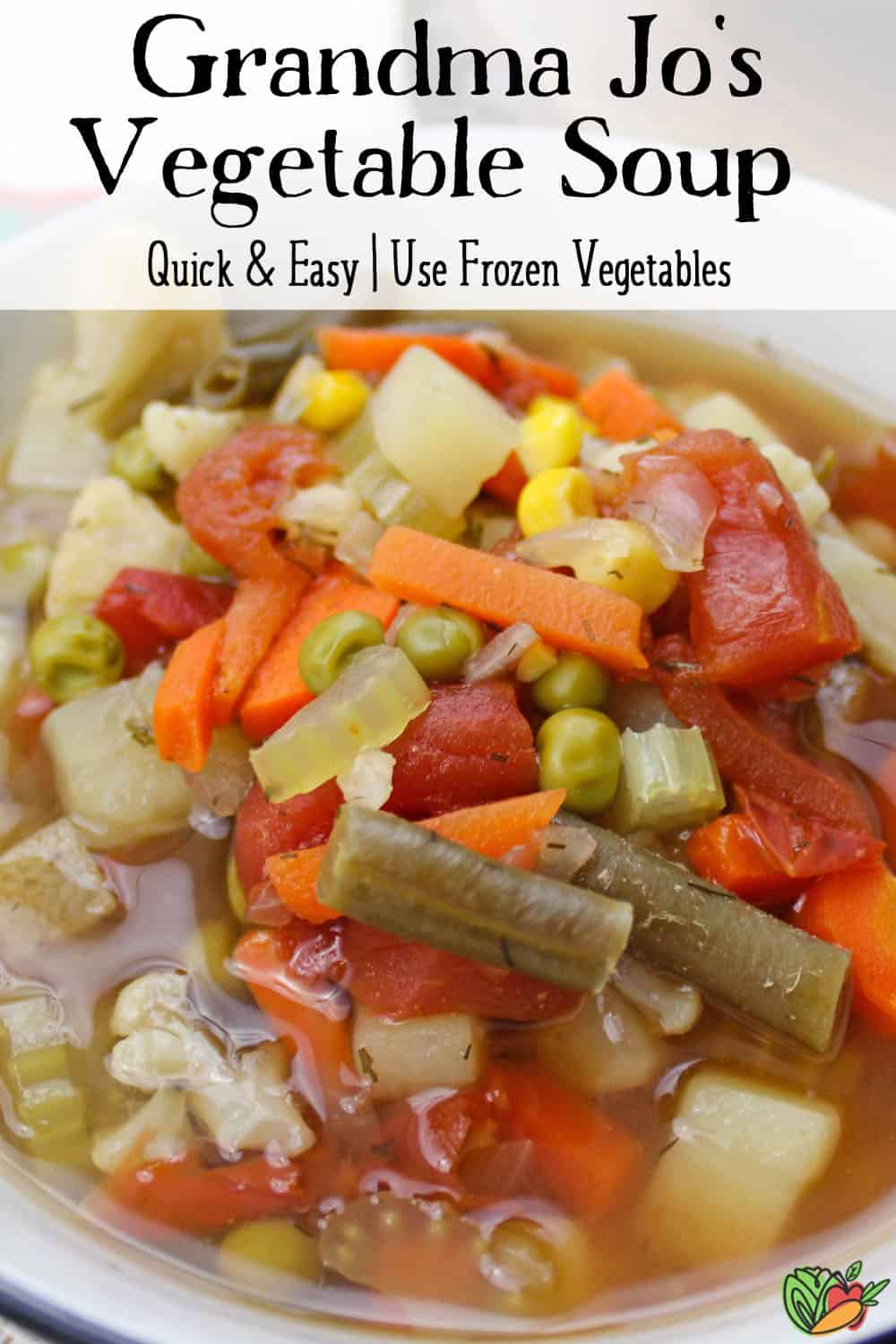 Grandma's Homemade Vegetable Soup Recipe