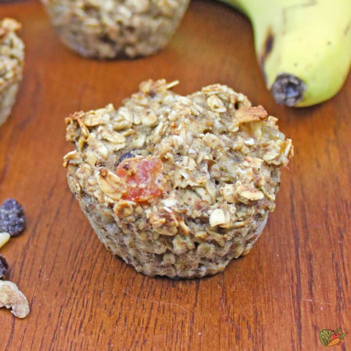 Gluten-Free Banana Muffin with Tropical Fruit