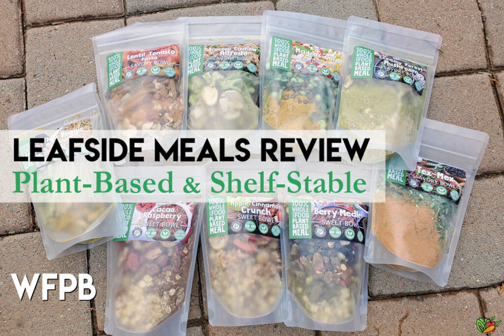 9 pouches of LeafSide Shelf-Stable Meals