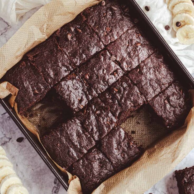 rich vegan chocolate brownies