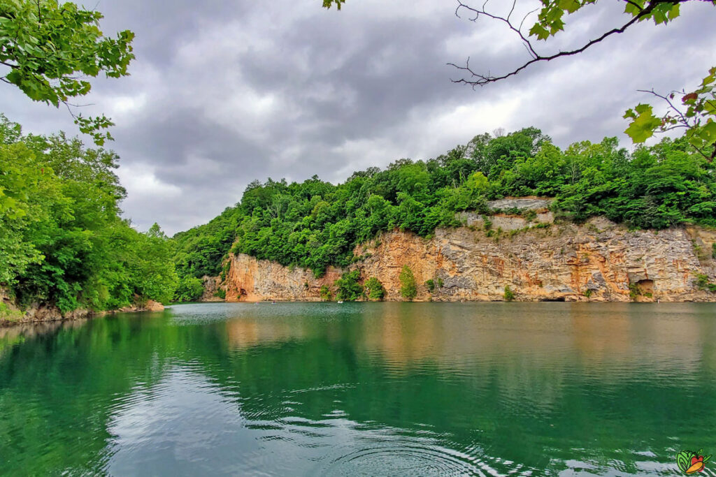Ijams quarry in Knoxville