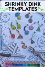 Cute Shrinky Dink Templates for Jewelry &amp; Charms